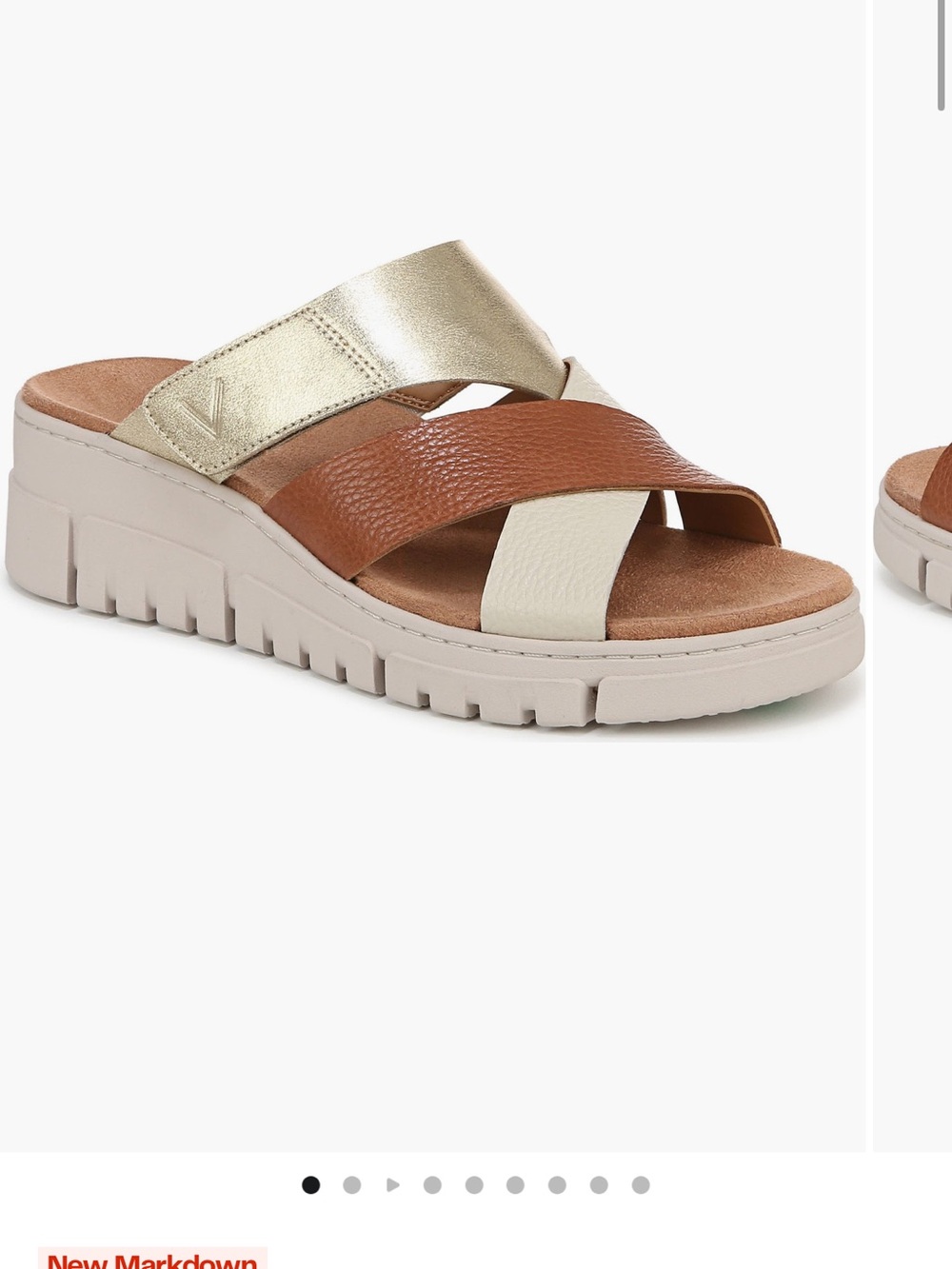 Vionic Uptown Sunset Sandal Platform Wedge